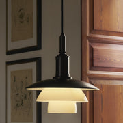 Louis Poulsen Závěsné svítidlo PH 3/3, Aged Brass / Opal - DESIGNSPOT