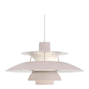 Louis Poulsen Závěsná lampa PH 5, Monochrome oyster grey - DESIGNSPOT