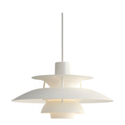Louis Poulsen Závěsná lampa PH 5 Mini, Monochrome white - DESIGNSPOT