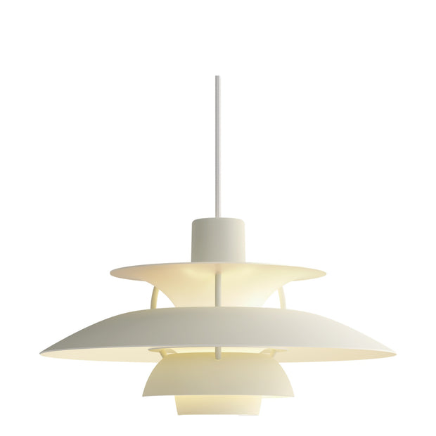 Louis Poulsen Závěsná lampa PH 5 Mini, Monochrome pale pewter - DESIGNSPOT