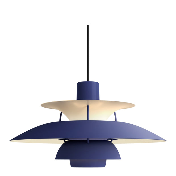 Louis Poulsen Závěsná lampa PH 5, Monochrome dusty indigo - DESIGNSPOT