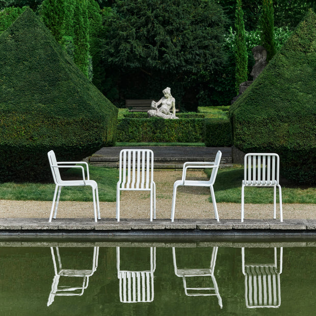 HAY Zahradní židle Palissade Armchair, Cream White - DESIGNSPOT