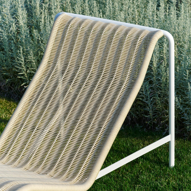 HAY Zahradní křeslo Palissade Cord Lounge Low, Iron Red - DESIGNSPOT