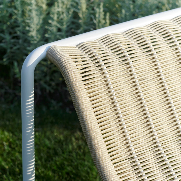 HAY Zahradní křeslo Palissade Cord Lounge Low, Iron Red - DESIGNSPOT