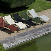 HAY Zahradní křeslo Palissade Cord Lounge Low, Iron Red - DESIGNSPOT
