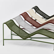 HAY Zahradní křeslo Palissade Cord Lounge Low, Iron Red - DESIGNSPOT