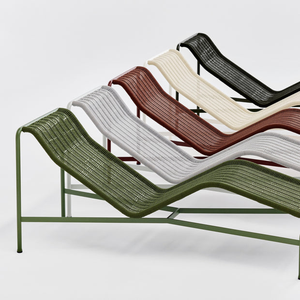 HAY Zahradní křeslo Palissade Cord Lounge Low, Iron Red - DESIGNSPOT
