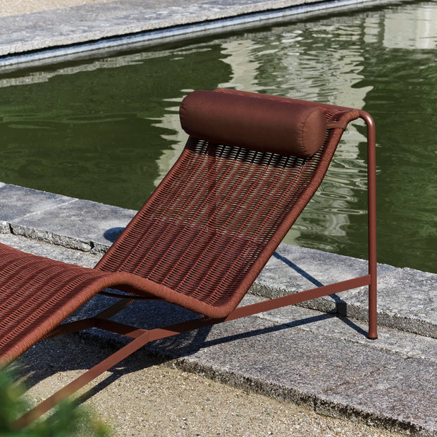 HAY Zahradní křeslo Palissade Cord Lounge Low, Iron Red - DESIGNSPOT