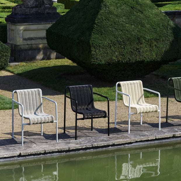 HAY Zahradní křeslo Palissade Cord Lounge Low, Iron Red - DESIGNSPOT