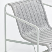 HAY Zahradní křeslo Palissade Cord Lounge Low, Iron Red - DESIGNSPOT