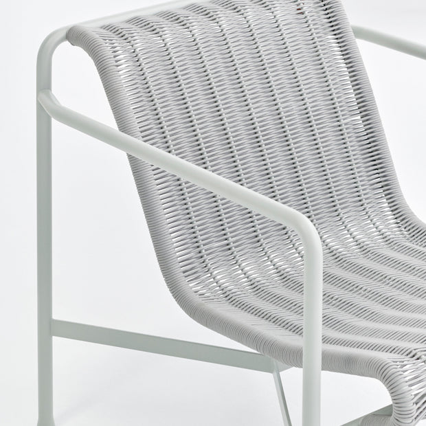 HAY Zahradní křeslo Palissade Cord Lounge Low, Iron Red - DESIGNSPOT