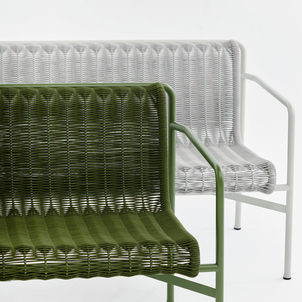 HAY Zahradní křeslo Palissade Cord Lounge Low, Iron Red - DESIGNSPOT