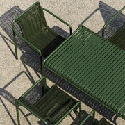 HAY Zahradní křeslo Palissade Cord Lounge Low, Iron Red - DESIGNSPOT