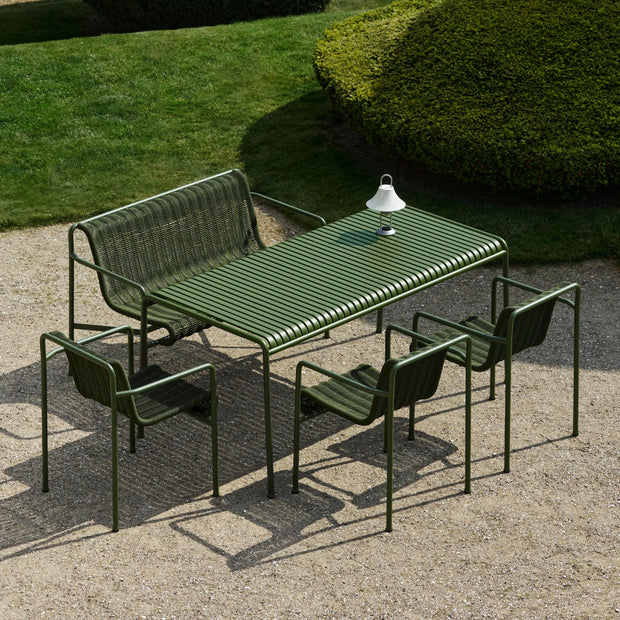HAY Zahradní křeslo Palissade Cord Lounge Low, Iron Red - DESIGNSPOT