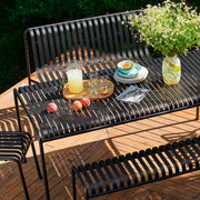 Hay Zahradní Lavice Palissade Dining Bench, Hot Galvanised - DESIGNSPOT