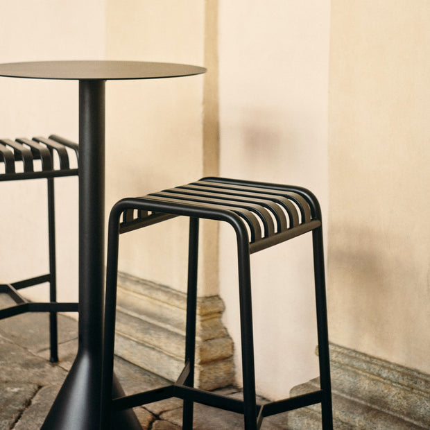 HAY Zahradní barová stolička Palissade, Sky Grey - DESIGNSPOT