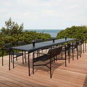Hay Zahradní stůl Palissade Table 170x90, Anthracite - DESIGNSPOT