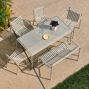 Hay Zahradní židle Palissade Dining Armchair, Sky Grey - DESIGNSPOT