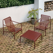 Hay Zahradní stůl Palissade Low Table, Iron Red - DESIGNSPOT