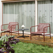 Hay Zahradní křeslo Palissade Lounge Low, Iron Red - DESIGNSPOT