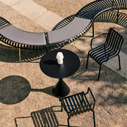 Hay Zahradní stůl Palissade Cone Ø70, Anthracite - DESIGNSPOT