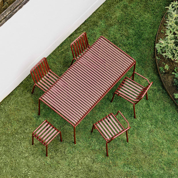 HAY Zahradní stolička Palissade, Iron Red - DESIGNSPOT