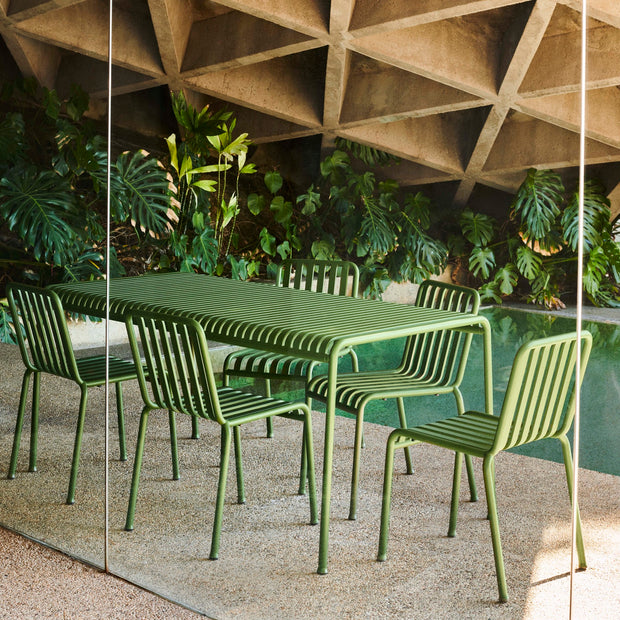 Hay Zahradní stůl Palissade Table 82x90, Olive - DESIGNSPOT