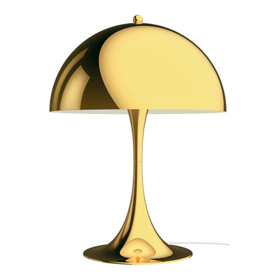 Louis Poulsen Stolní lampa Panthella 320, Brass metallised - DESIGNSPOT