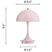 Louis Poulsen Přenosná lampa Panthella 160, Opal pale rose - DESIGNSPOT
