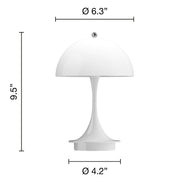 Louis Poulsen Přenosná lampa Panthella 160, Opal white - DESIGNSPOT
