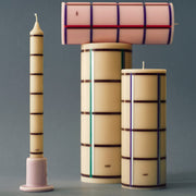 HAY Svícen Tube, Pale Pink - DESIGNSPOT