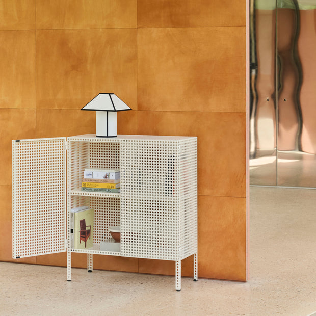 HAY Nástěnná skříňka Perforated, Soft Jade - DESIGNSPOT