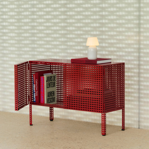HAY Nástěnná skříňka Perforated, Soft Jade - DESIGNSPOT