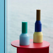 Hay Svíčka Pillar Large, Lime Yellow - DESIGNSPOT