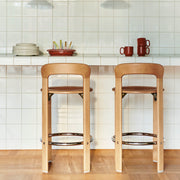 HAY Barová židle Rey Low, Scarlet Red - DESIGNSPOT