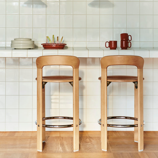 HAY Barová židle Rey Low, Scarlet Red - DESIGNSPOT