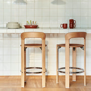 HAY Barová židle Rey Low, Umber Brown - DESIGNSPOT