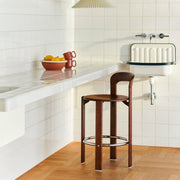 HAY Barová židle Rey Low, Slate Blue - DESIGNSPOT