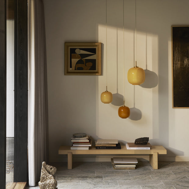 Louis Poulsen Závěsná lampa VL 45 Radiohus, 175, Brass / Pale Yellow - DESIGNSPOT