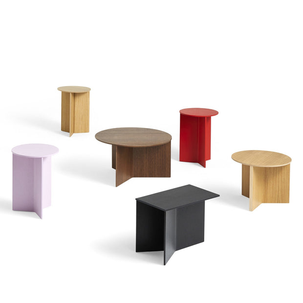 HAY Stolek Slit Table Wood, XL Walnut [rozbaleno] - DESIGNSPOT