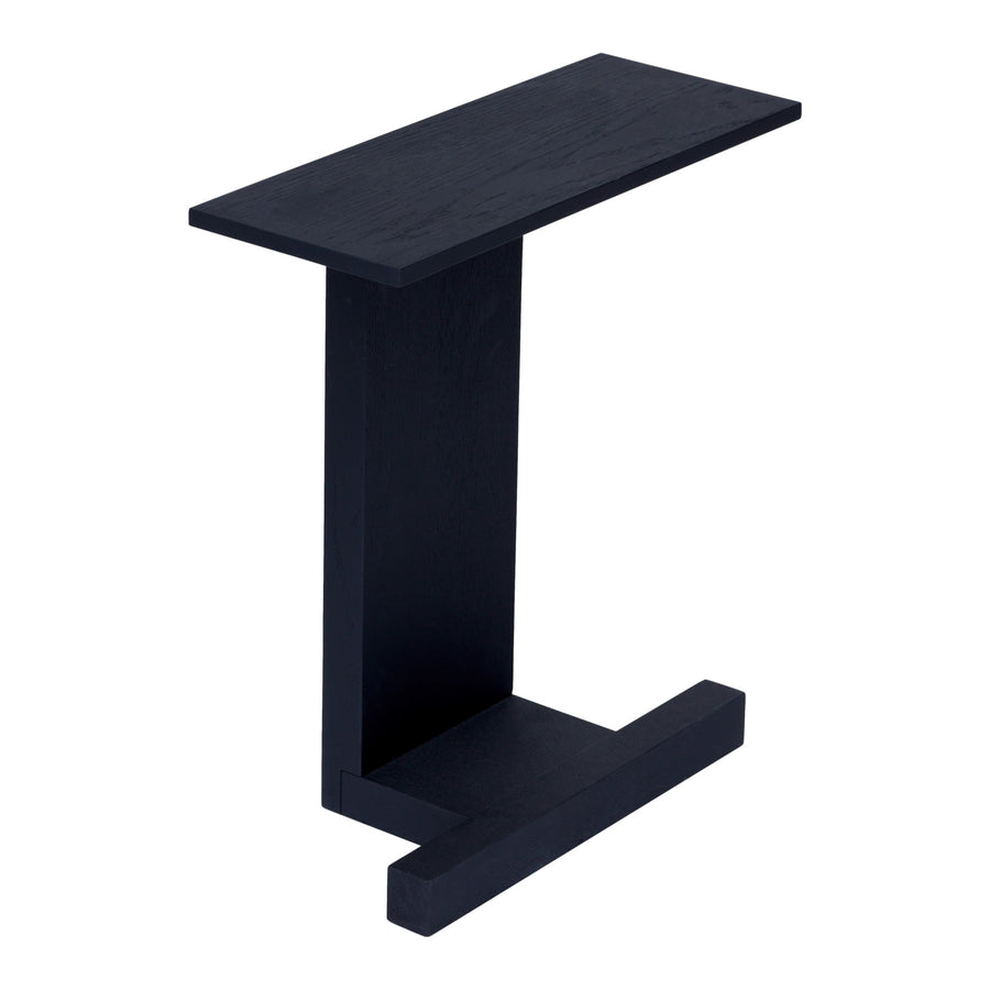 Odkládací stolek Supersolid, Wide, Black Oak