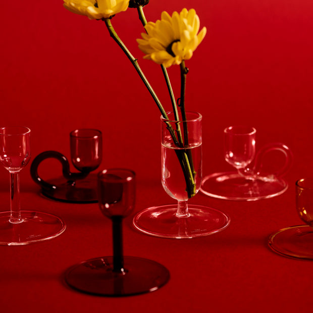 HAY Svícen Tiny, Curved, Yellow - DESIGNSPOT