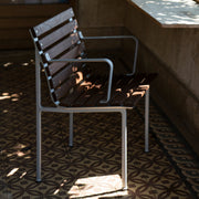 HAY Zahradní lavice Traverse Dining W. Arm, Oiled / Ash - DESIGNSPOT