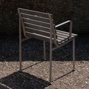 HAY Zahradní lavice Traverse Dining W. Arm, Oiled / Ash - DESIGNSPOT