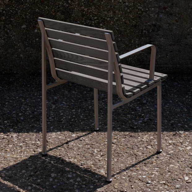 HAY Zahradní lavice Traverse Dining W. Arm, Oiled / Ash - DESIGNSPOT