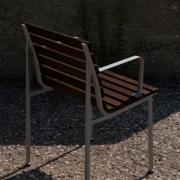 HAY Zahradní lavice Traverse Dining W. Arm, Oiled / Ash - DESIGNSPOT
