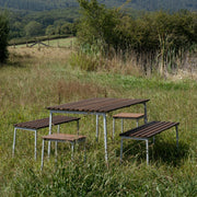 HAY Zahradní lavice Traverse Dining W. Arm, Oiled / Ash - DESIGNSPOT