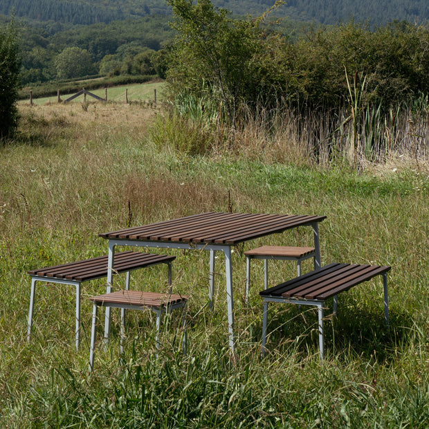 HAY Zahradní lavice Traverse Dining W. Arm, Oiled / Ash - DESIGNSPOT