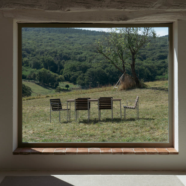 HAY Zahradní lavice Traverse Dining W. Arm, Oiled / Ash - DESIGNSPOT