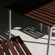 HAY Zahradní lavice Traverse Dining W. Arm, Oiled / Ash - DESIGNSPOT